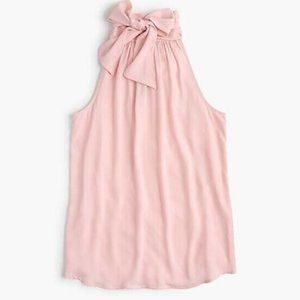 J. Crew Tie-Neck Top - Size 2 - Delicate Petal